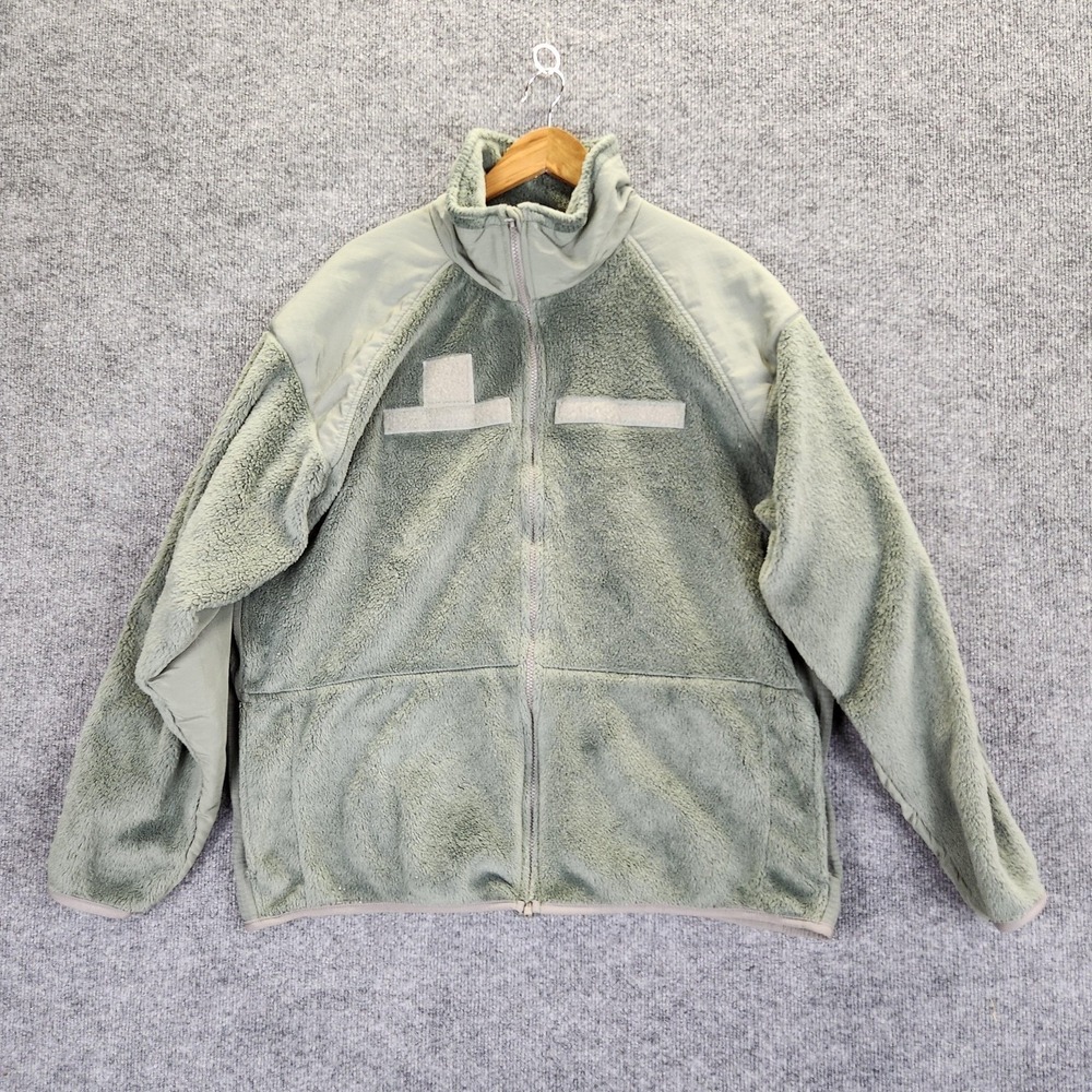 Polartec Jacket Mens XL Green Fleece Cold Weather GEN III Military Army
